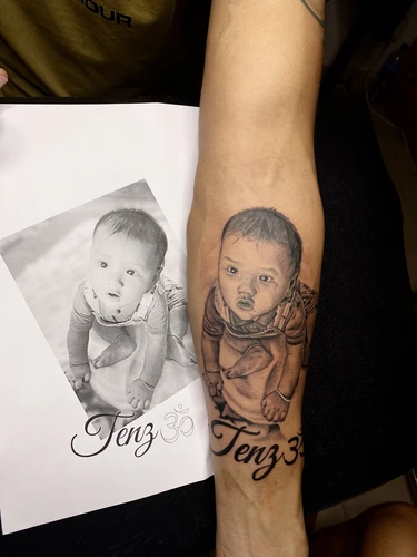 Bharat Tattoo Ink Portriat Artwork (2)