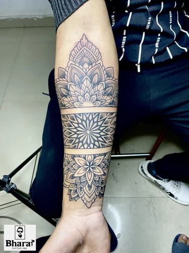Bharat Tattoo Ink pattern work (20)